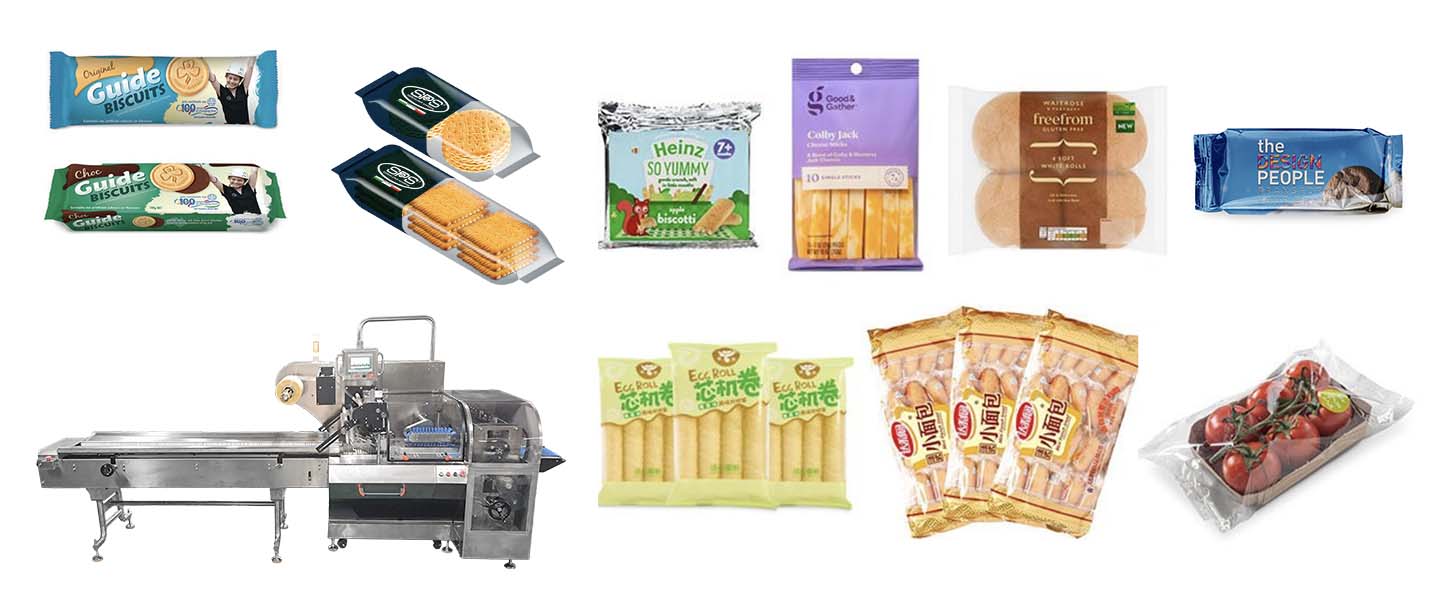 Automatic Reciprocating Pillow Bag Wrapping Flow Pack Machine