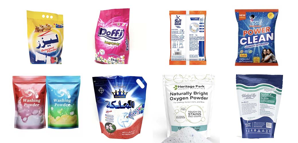 Detergent Powder packaging smaple