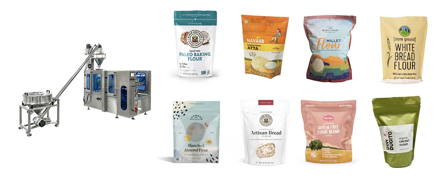 flour doypack packing machine