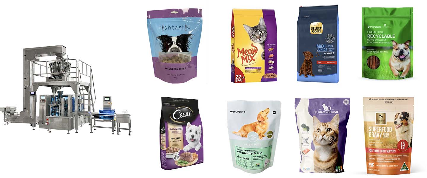 pet food doypack packaging machine