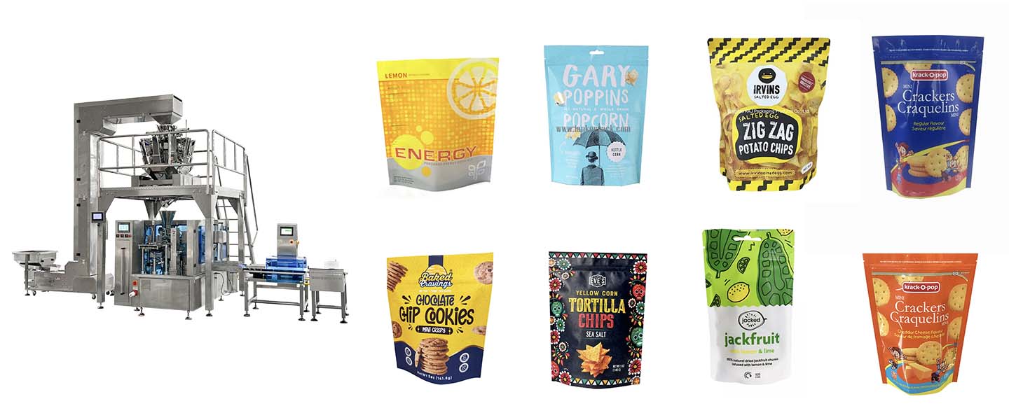 snacks doypack packaging machine