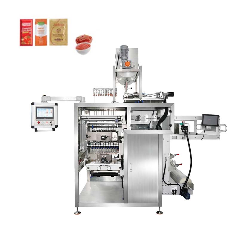 Multi-lane 4 Side Sealing Liquid Paste Packing Machine