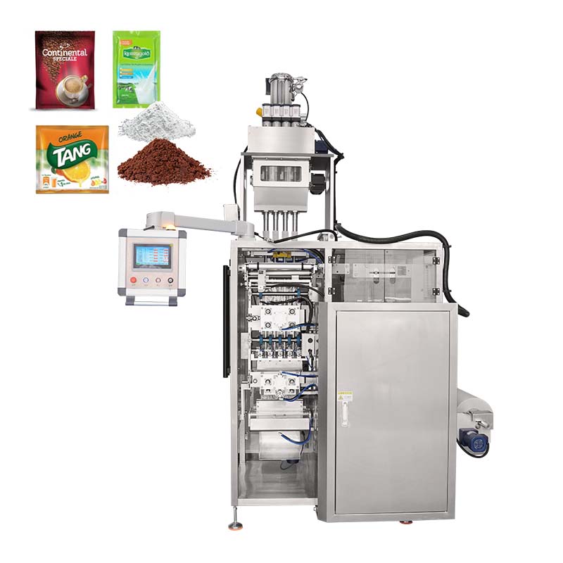 Multi-lane 4 Side Sealing Powder Packaging Machine