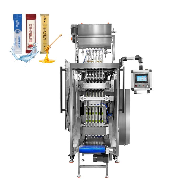 Multi-lane Back Sealing Liquid Paste Packing Machine