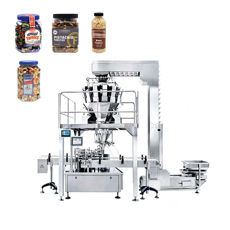 Automatic Bottle Granule Jar Dry Fruit Cashew Nuts Filling Machine
