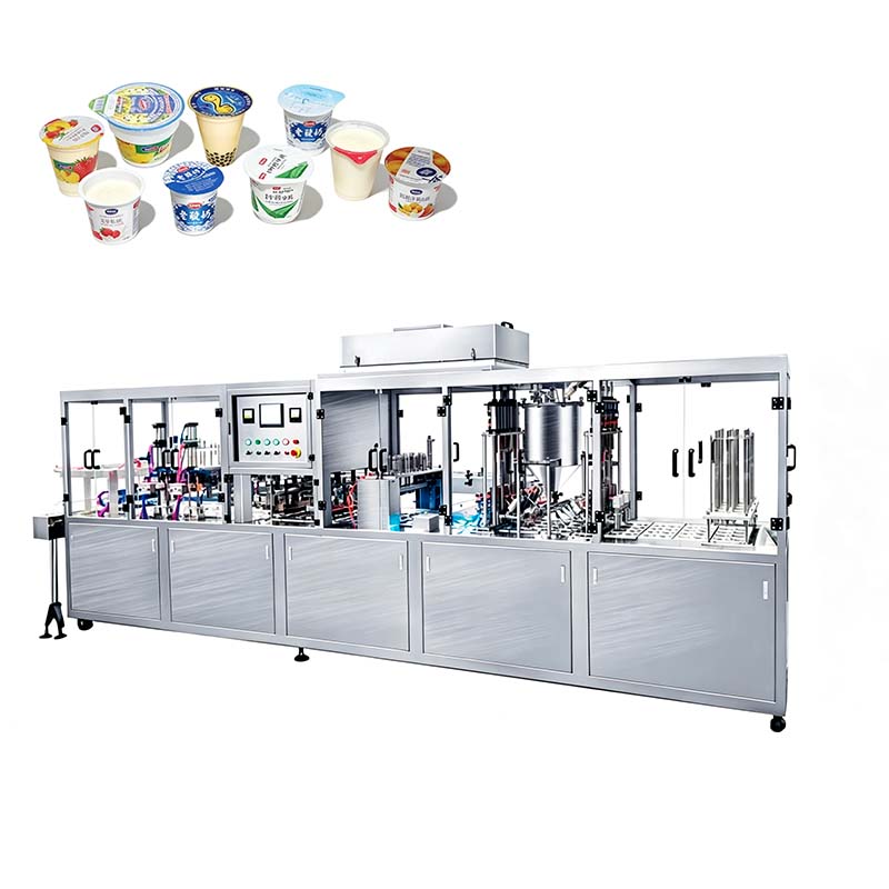 High Speed Liquid Sauce Cup Filling and Sealing Machine