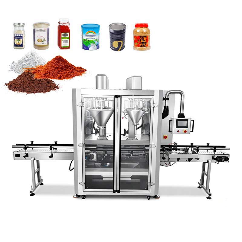 High Precision Automatic Powder Can Bottle Filling Machine